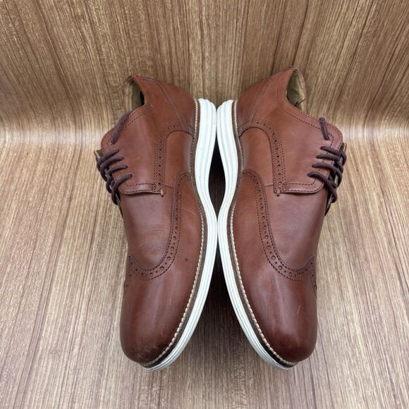 Cole Haan ØriginalGrand Wingtip Oxford Style C26471 Woodbury Ivory Men Size 13 M main image 8